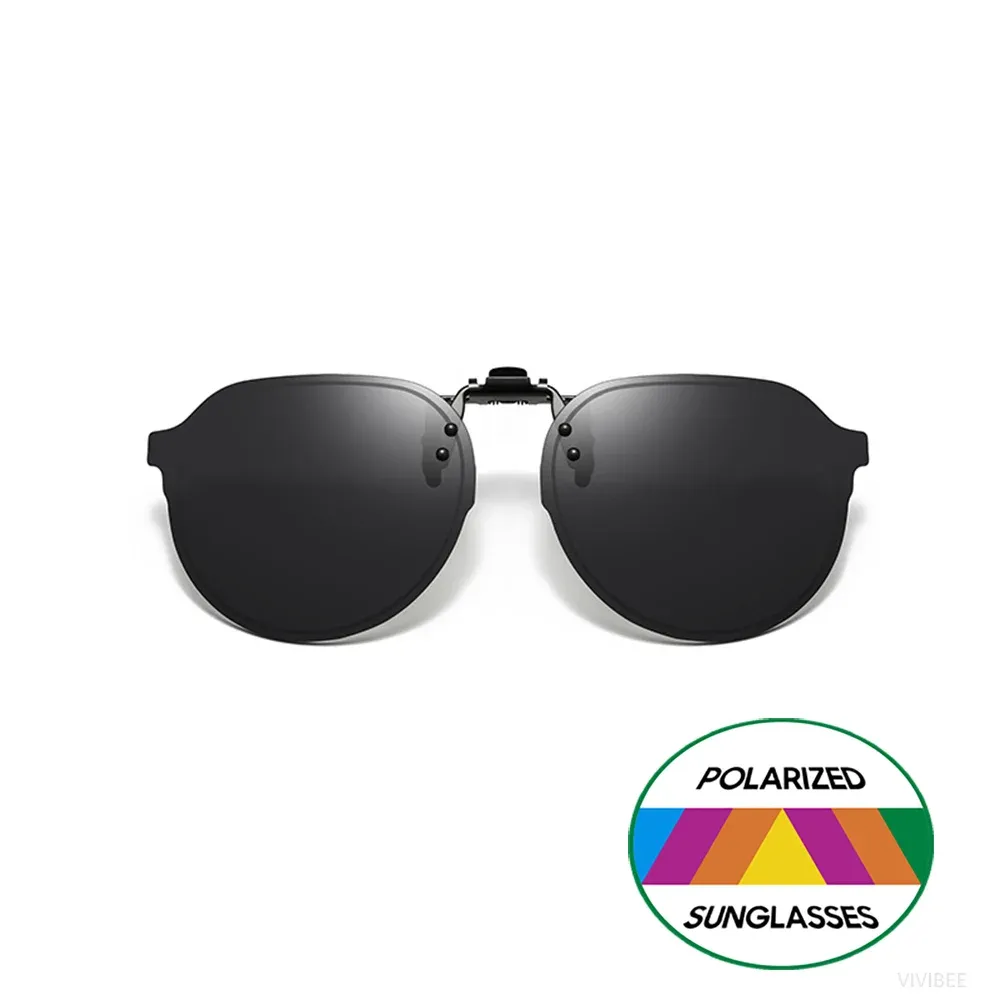 VIVIBEE Clip relevable pour lunettes de soleil polarisées, homme et femme, conduite et pêche, protection UV400, vision nocturne 14