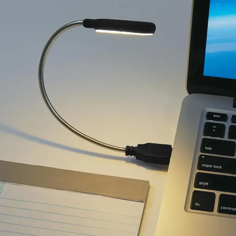 Lampe de lecture LED portable à alimentation USB, idéale pour les voyages 3