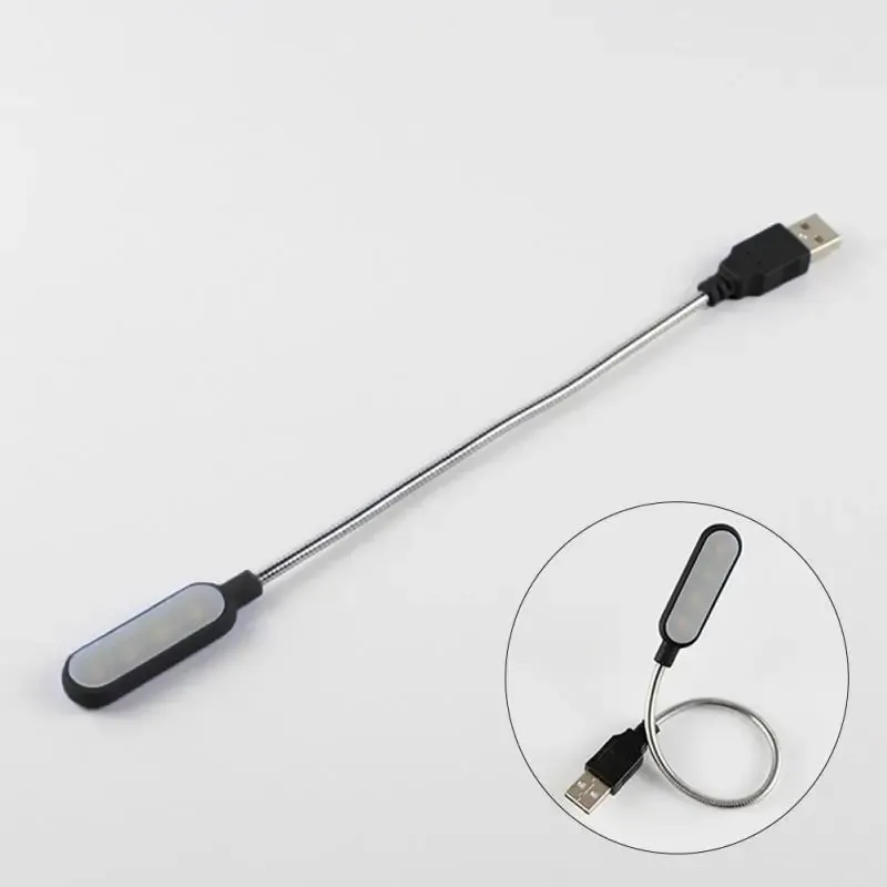 Lampe de lecture LED portable à alimentation USB, idéale pour les voyages 2