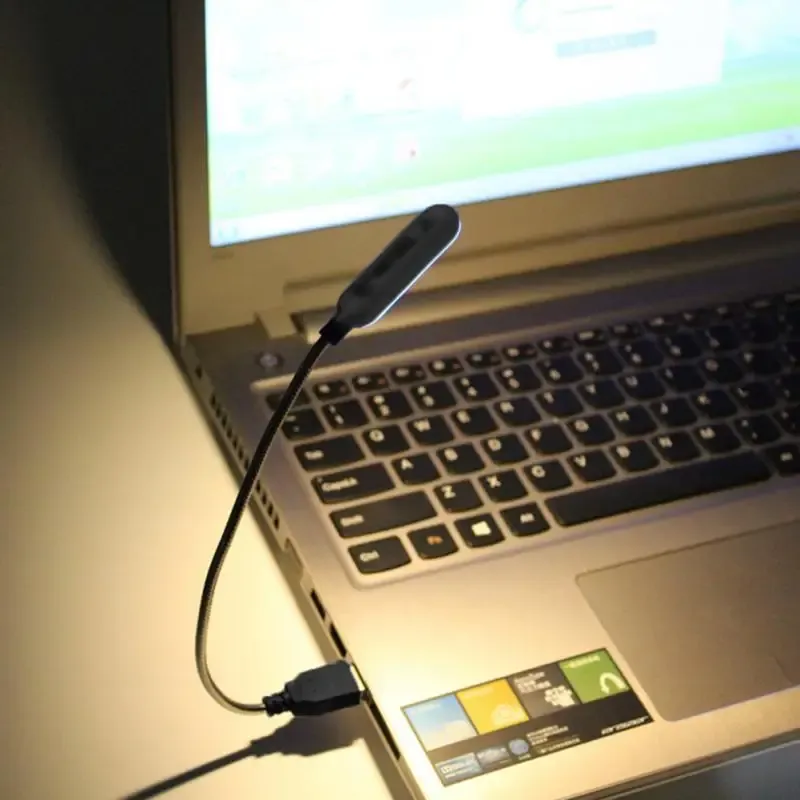 Lampe de lecture USB portable, détail du design