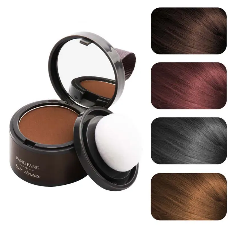 Poudre volumisante imperméable pour racines de cheveux : camouflage instantané et couverture naturelle