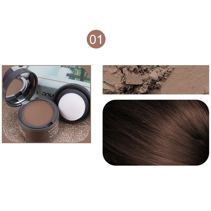 Poudre volumisante imperméable pour racines de cheveux : camouflage instantané et couverture naturelle 15