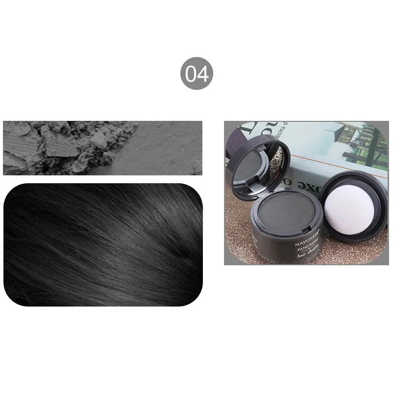 Poudre volumisante imperméable pour racines de cheveux : camouflage instantané et couverture naturelle 9
