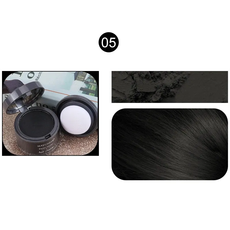Poudre volumisante imperméable pour racines de cheveux : camouflage instantané et couverture naturelle 8