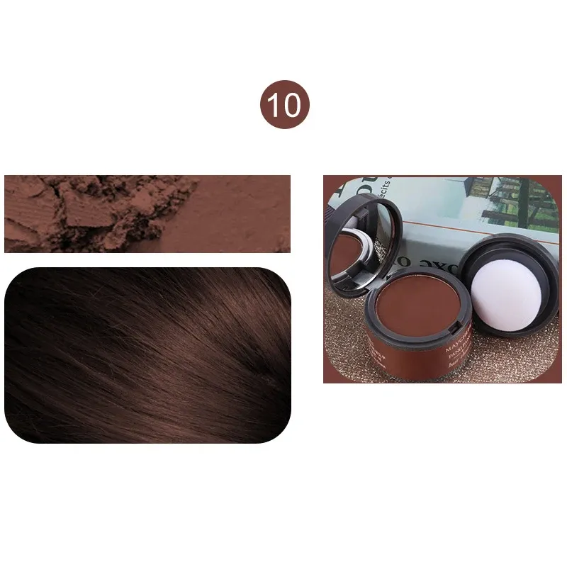 Poudre volumisante imperméable pour racines de cheveux : camouflage instantané et couverture naturelle 14