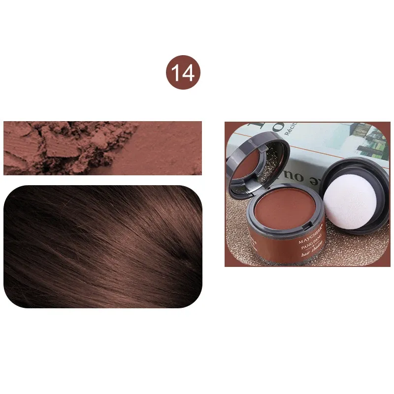 Poudre volumisante imperméable pour racines de cheveux : camouflage instantané et couverture naturelle 12