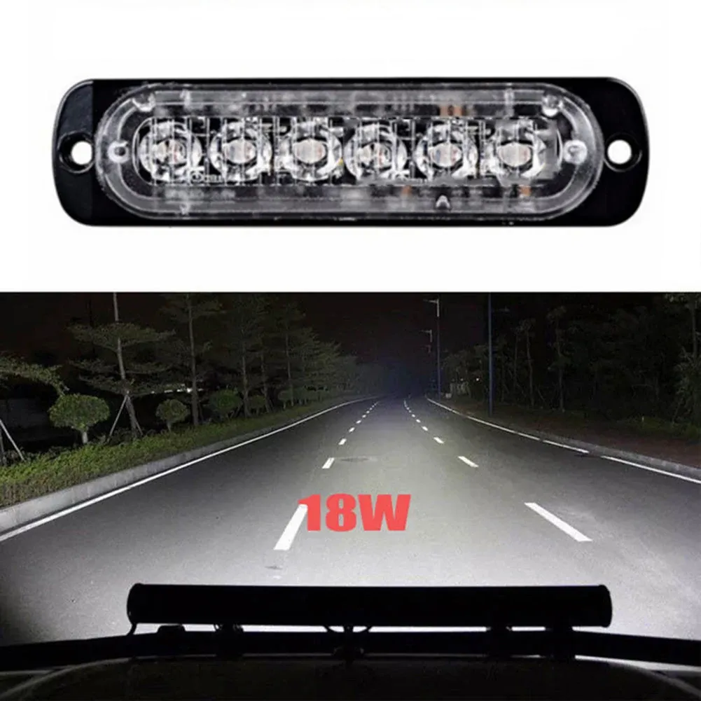 Barre LED de travail 12V, phares antibrouillard pour conduite tout-terrain, faisceau spot, pour SUV, 4x4, voiture, bateau, camion et quad - Image 1