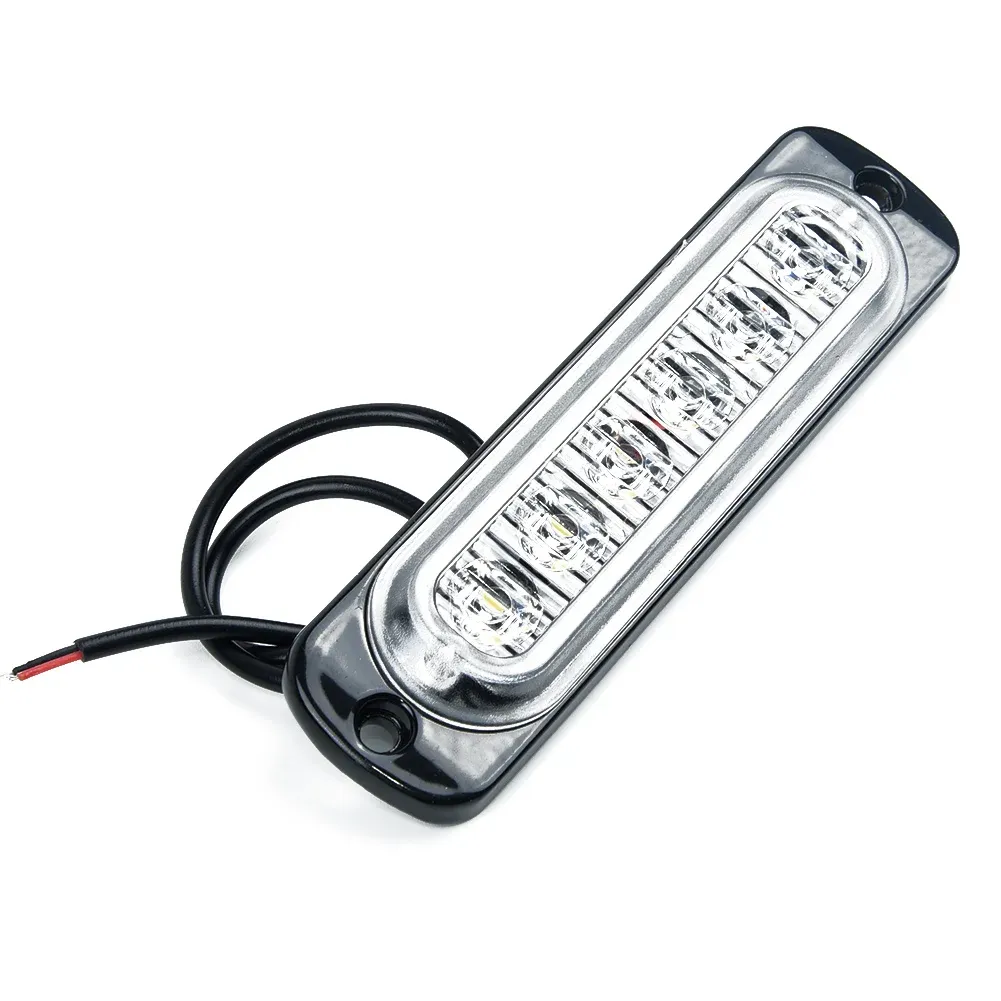 Vue rapprochée du boîtier de la barre LED