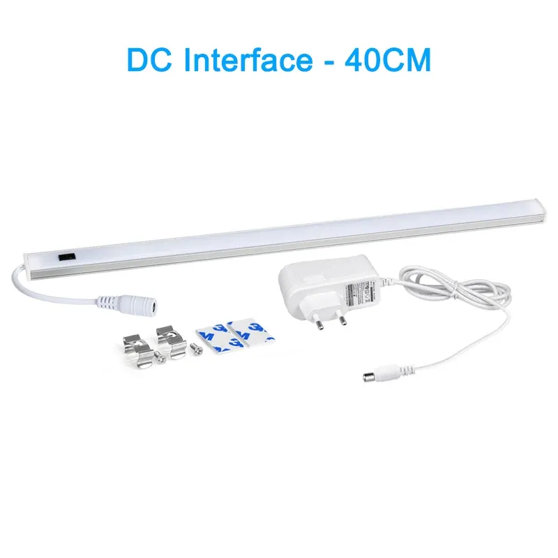 Lampe LED sous-meuble à capteur de mouvement PIR et interrupteur de balayage manuel pour cuisine et placard, 30/40/50 cm 9