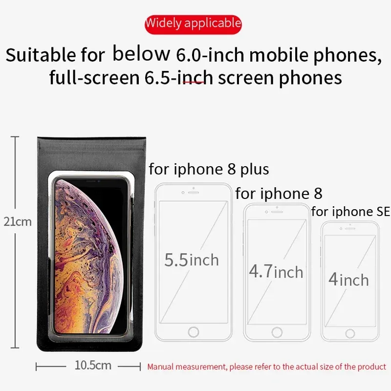 Détail du support de smartphone étanche