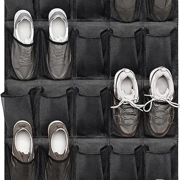 ConfronShoe Pantoufles à Poches en Maille Respirante, Chaussures de Porte, Grandes, Rangement, Évaluation Over 12/14 3