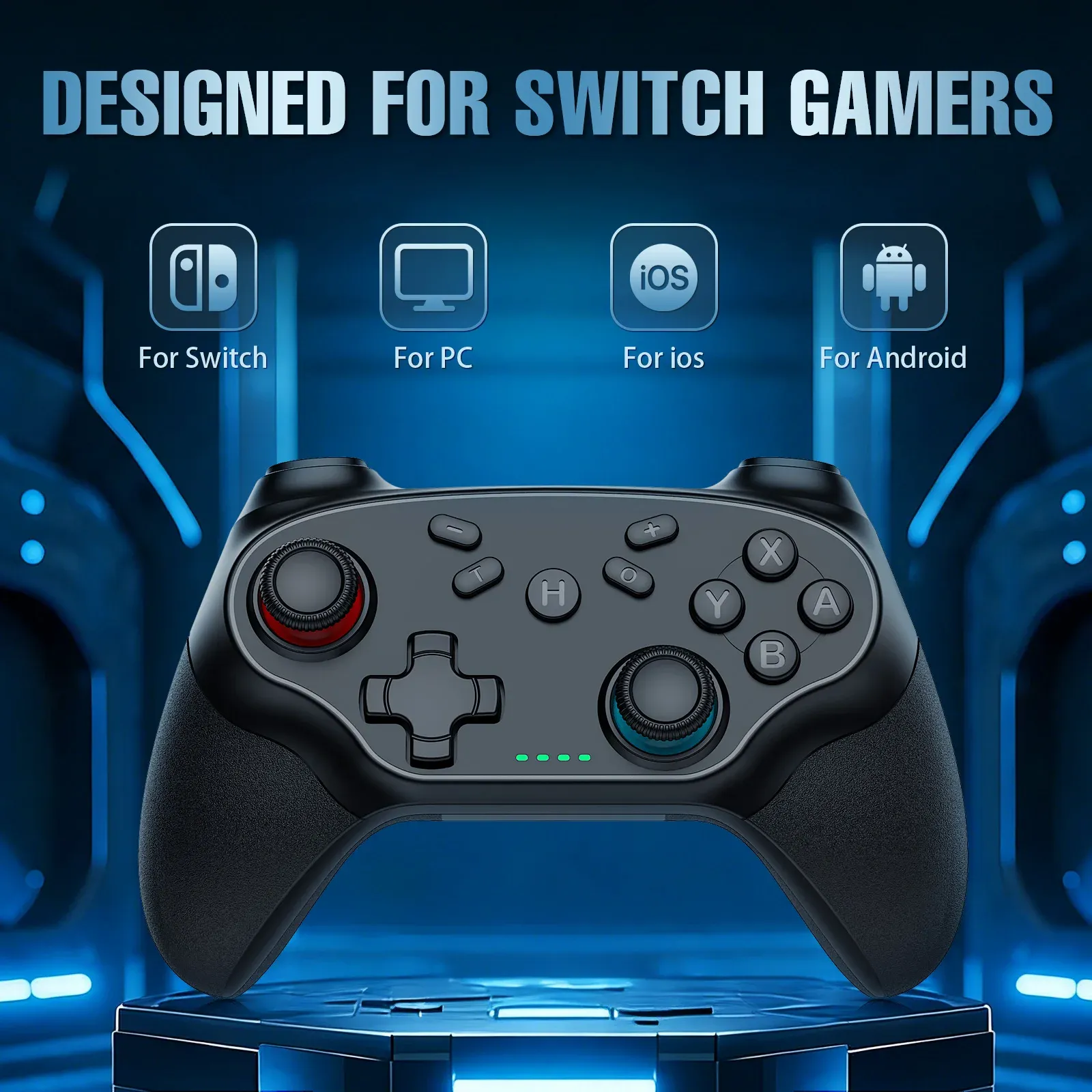 Manette de jeu sans fil, vue principale