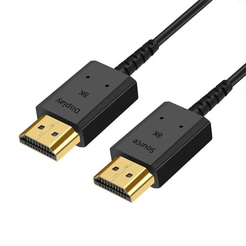 Câble HDMI 2.1 à fibre optique active 8K 60 Hz et 4K 120 Hz, 48 Gbps (5 m, 10 m, 15 m, 20 m, 30 m)