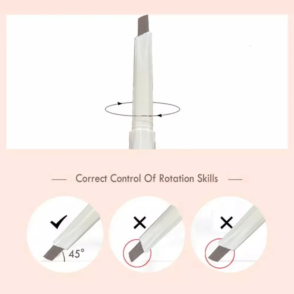 Crayon à sourcils double extrémité, détail du design