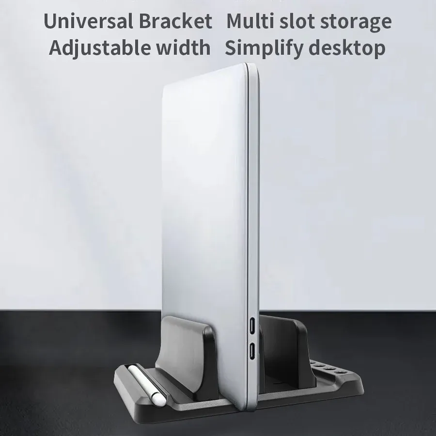 Support vertical utilisé avec un ordinateur portable