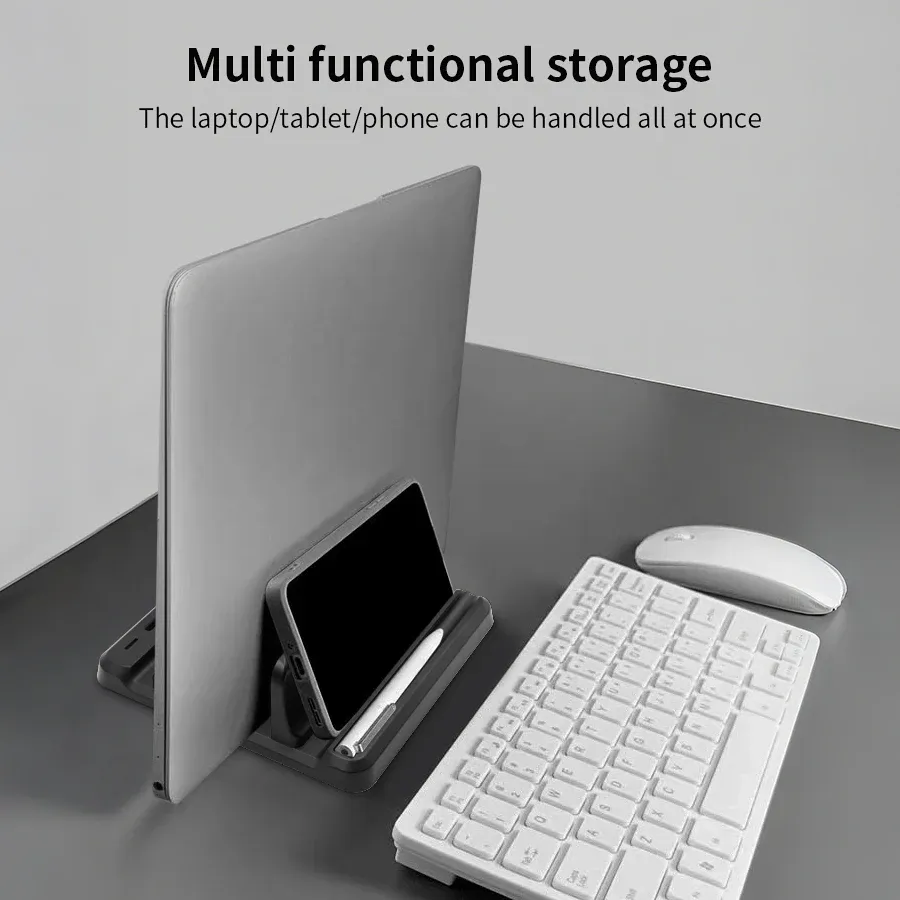 Support vertical en situation de bureau