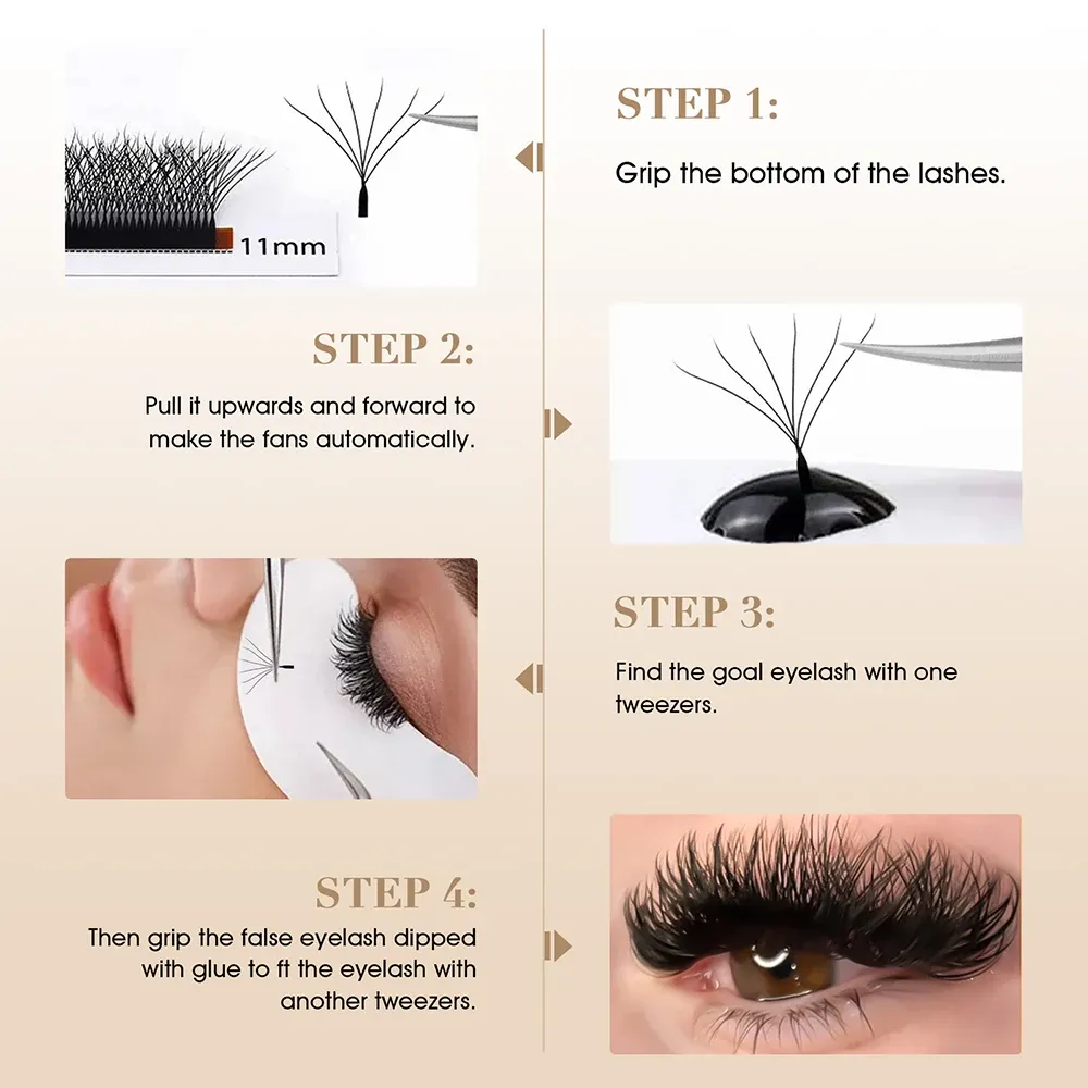 Cils individuels faciles à choisir