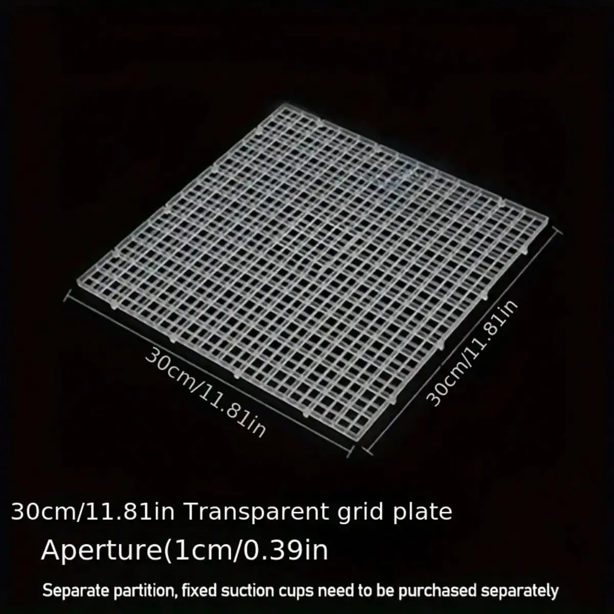 Grille de séparation pour aquarium