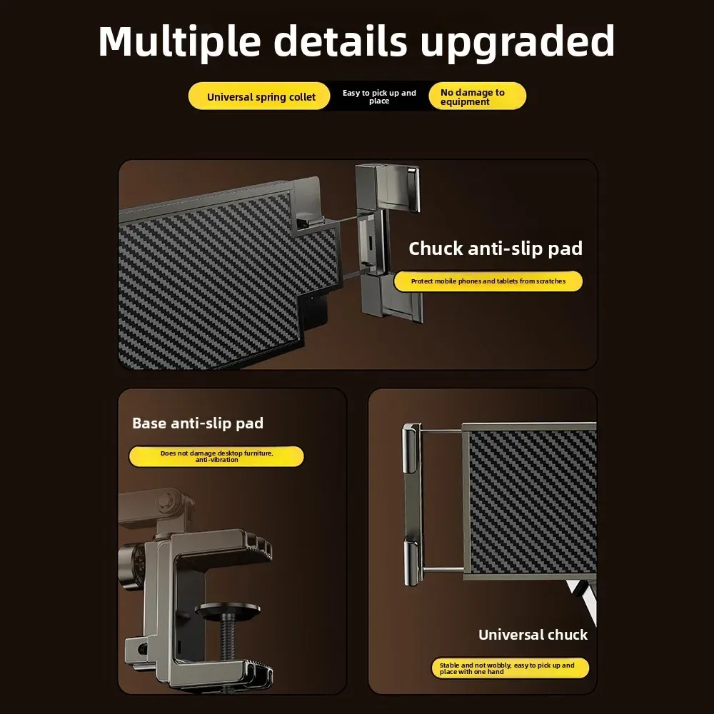 Support de tablette réglable pliable, mise en situation