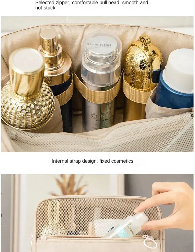 Trousse de maquillage avec crochet