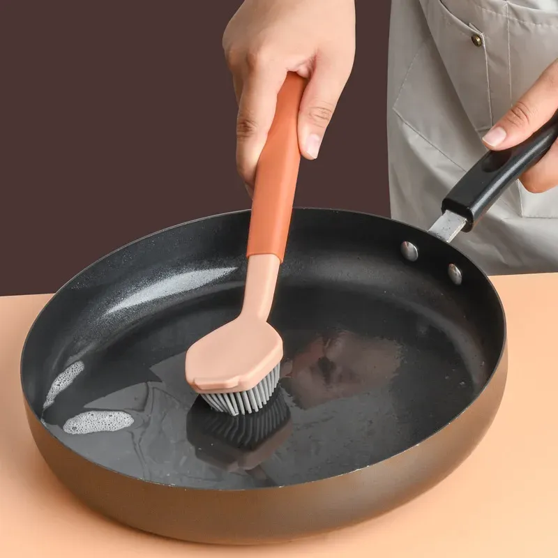 Brosse à vaisselle en silicone pour cuisine et évier 5