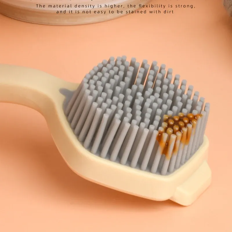 Brosse à vaisselle en silicone, rangement