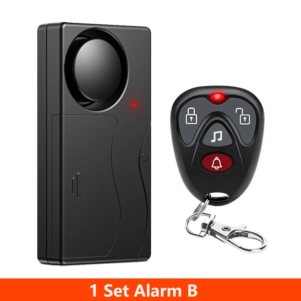 Awapow – Alarme antivol sans fil pour porte et fenêtre, capteur de vibrations, télécommande 110 dB 12