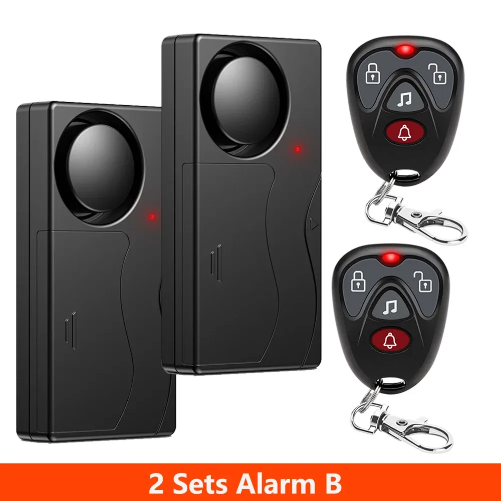 Awapow – Alarme antivol sans fil pour porte et fenêtre, capteur de vibrations, télécommande 110 dB 11