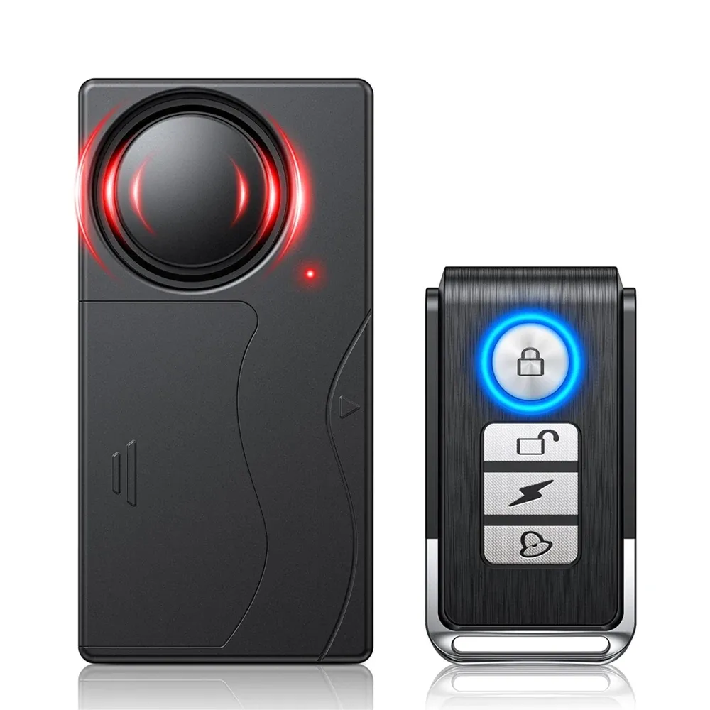 Awapow – Alarme antivol sans fil pour porte et fenêtre, capteur de vibrations, télécommande 110 dB 8