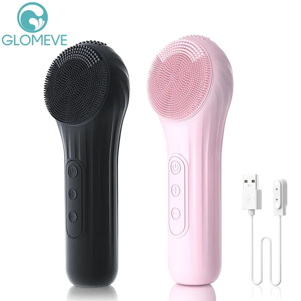 Brosse nettoyante sonique pour le visage étanche, rechargeable, exfoliante et vibrante, pour un nettoyage en profondeur, outil de soin de la peau