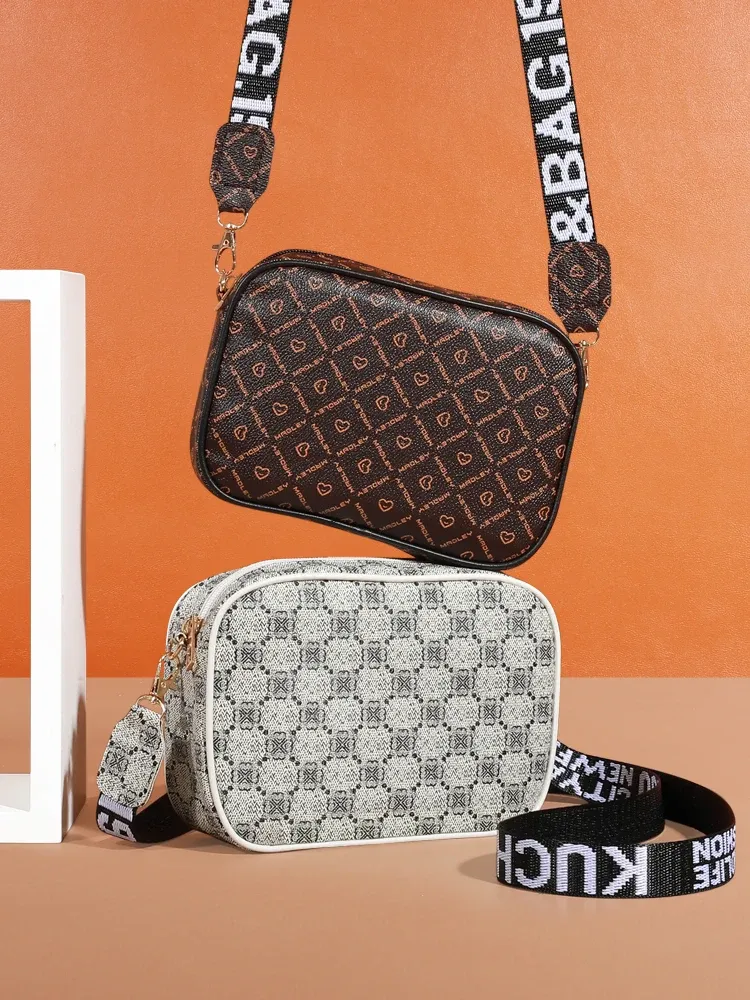 Sac à bandoulière tendance en vue générale