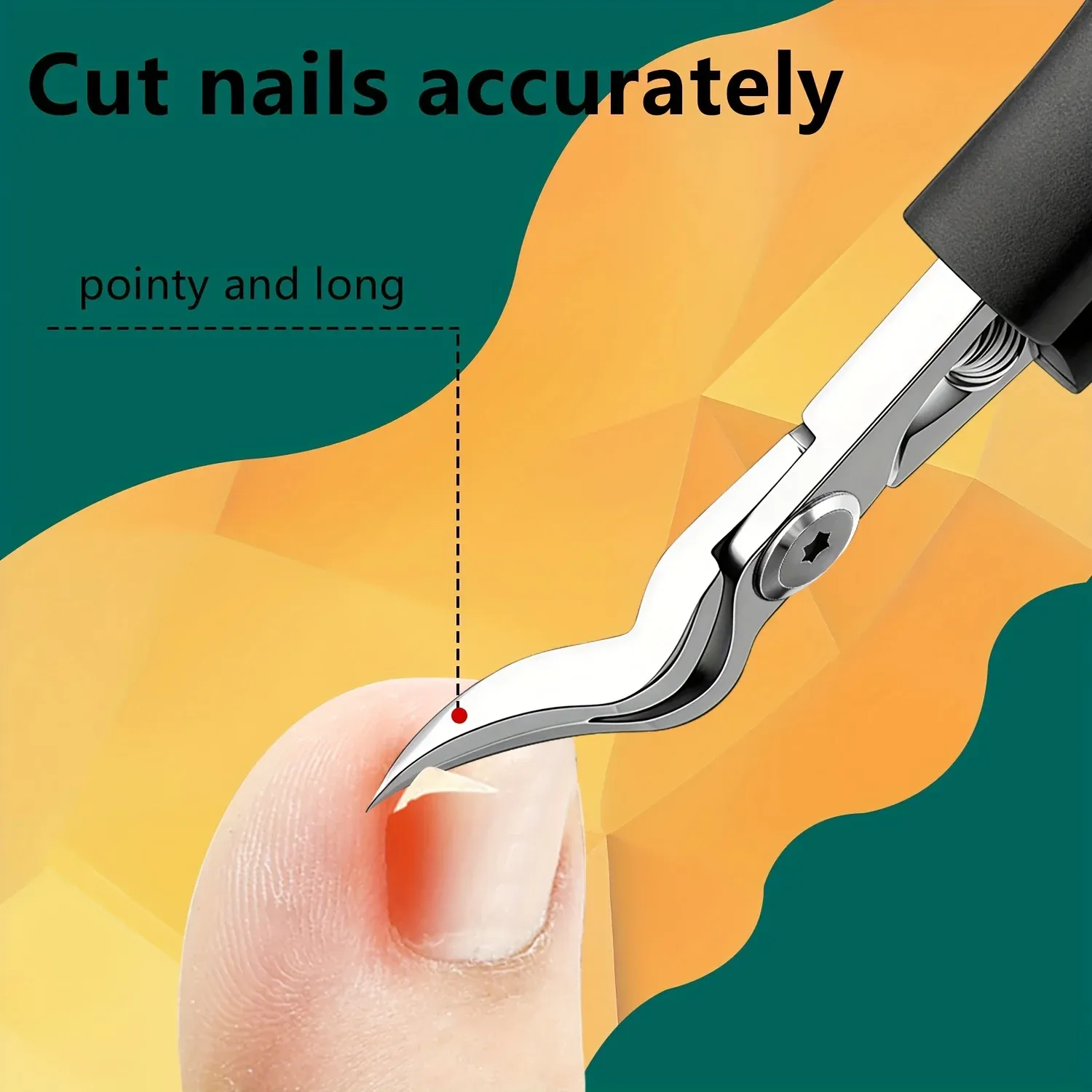 Coupe-ongles KHTO, poignée ergonomique