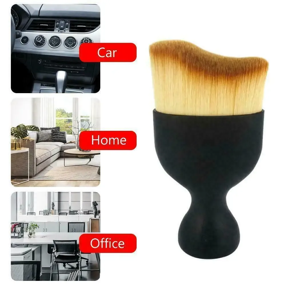 Brosse douce pour intérieur de voiture, outil de dépoussiérage pour la maison et le bureau, outil de nettoyage des détails, 1 pièce 1