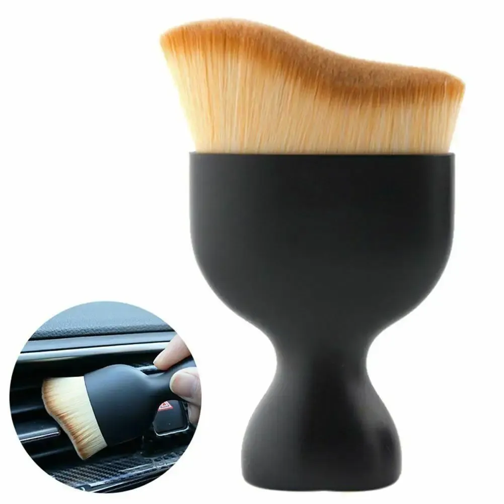 Brosse douce pour intérieur de voiture, outil de dépoussiérage pour la maison et le bureau, outil de nettoyage des détails, 1 pièce 5