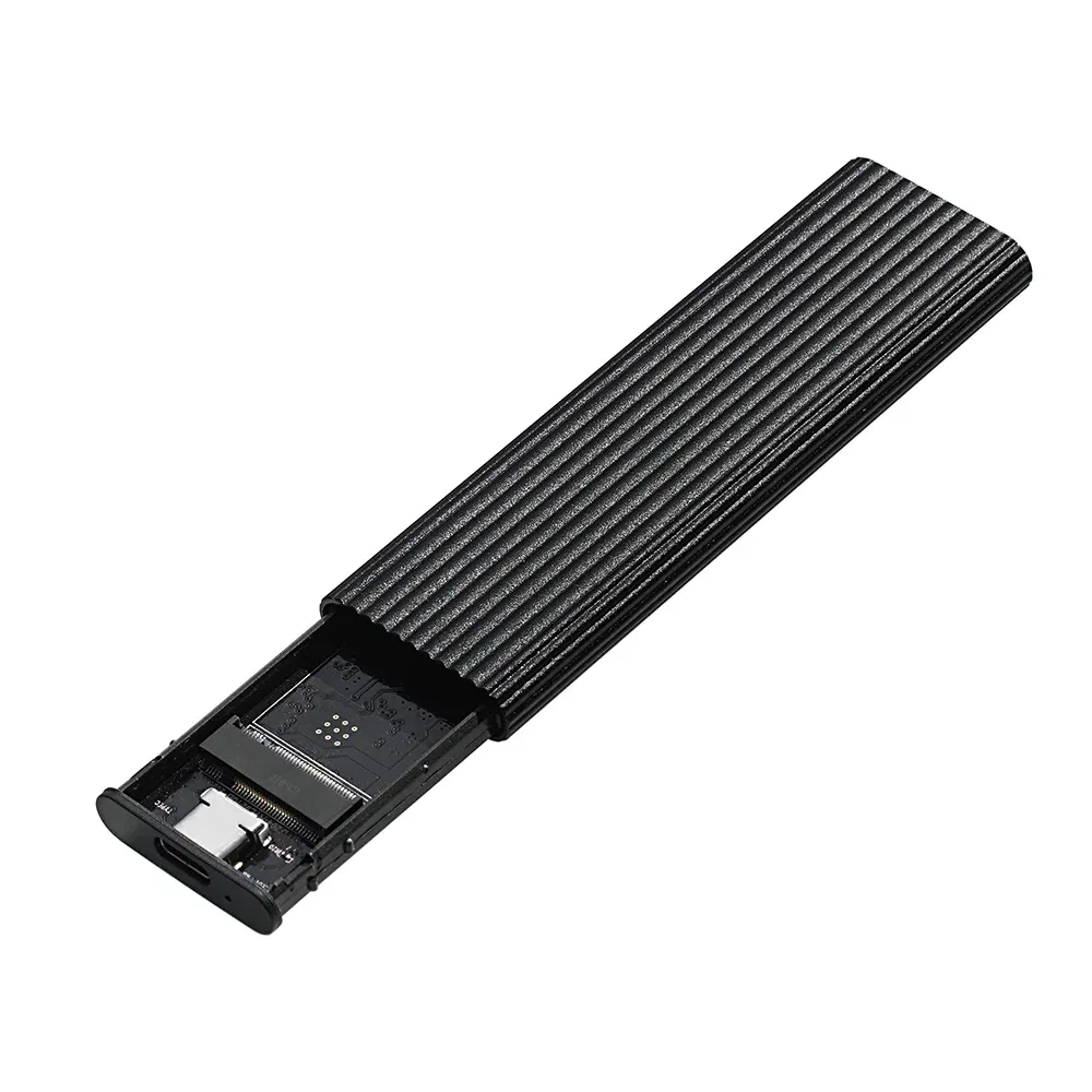 Boîtier USB 3.1 pour SSD M.2 NVMe en métal, port USB Type-C, compatible ordinateurs portables et téléphones