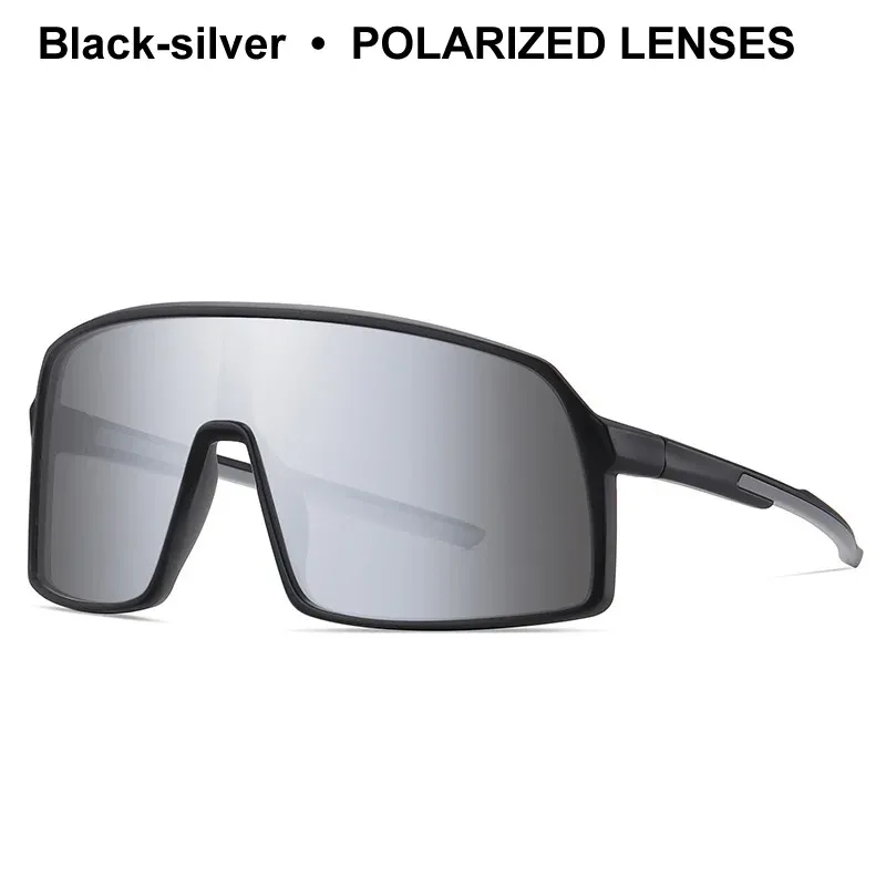 Lunettes de soleil polarisées photochromiques à grande monture, protection UV400, pour hommes et femmes, monture TR90 9