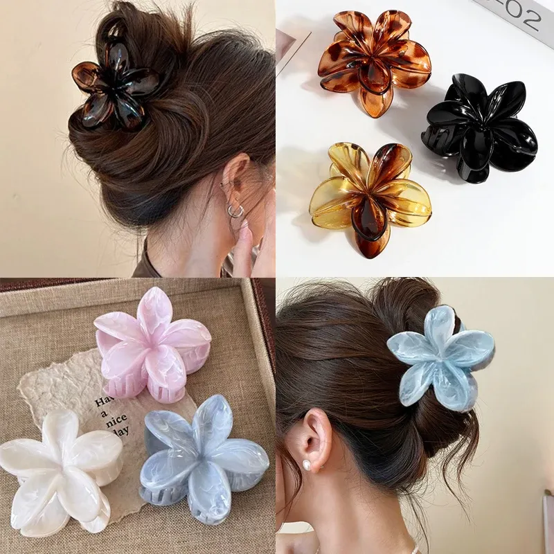 Pince à Cheveux Géométrique en Métal, Pince Crabe Croisée Élégante pour Femme et Fille - Image 1