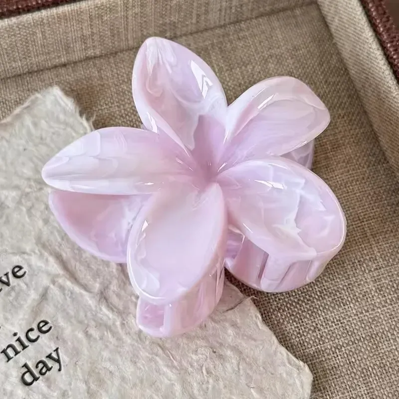 Pince à cheveux géométrique en métal, idéale pour le spa