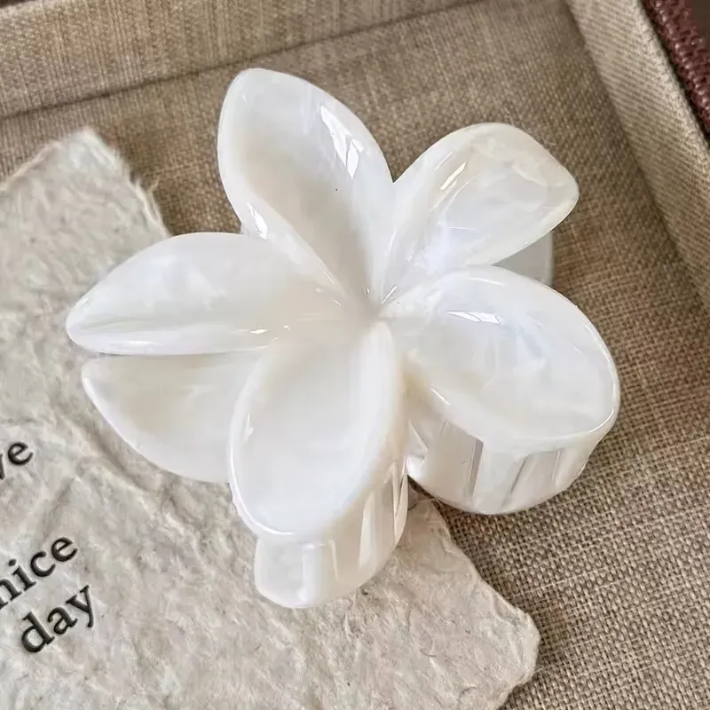 Pince à cheveux géométrique en métal, accessoire de bain