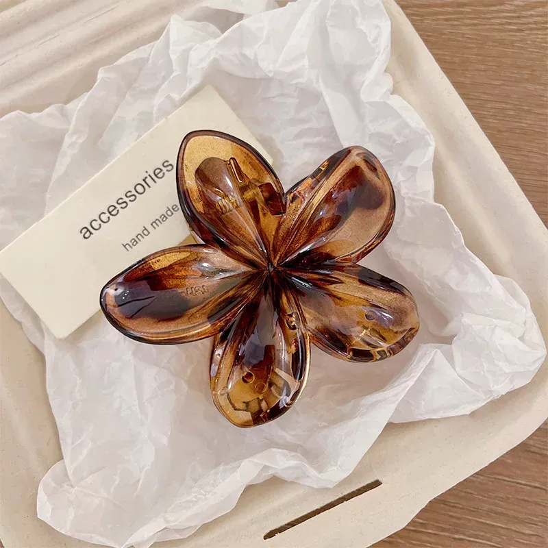 Pince à Cheveux Géométrique en Métal, Pince Crabe Croisée Élégante pour Femme et Fille 10
