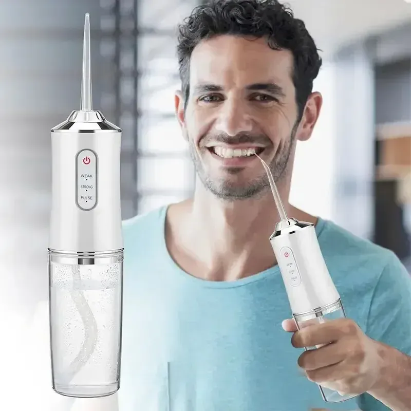 Hydropulseur dentaire électrique à contrôle précis de la pression et buse rotative à 360° 4