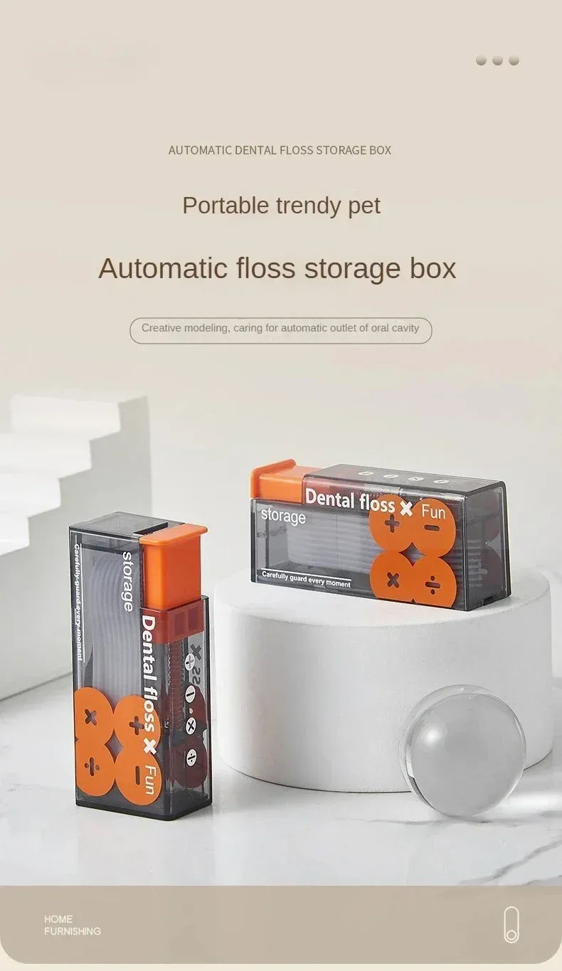 Distributeur de fil dentaire portable, ensemble complet