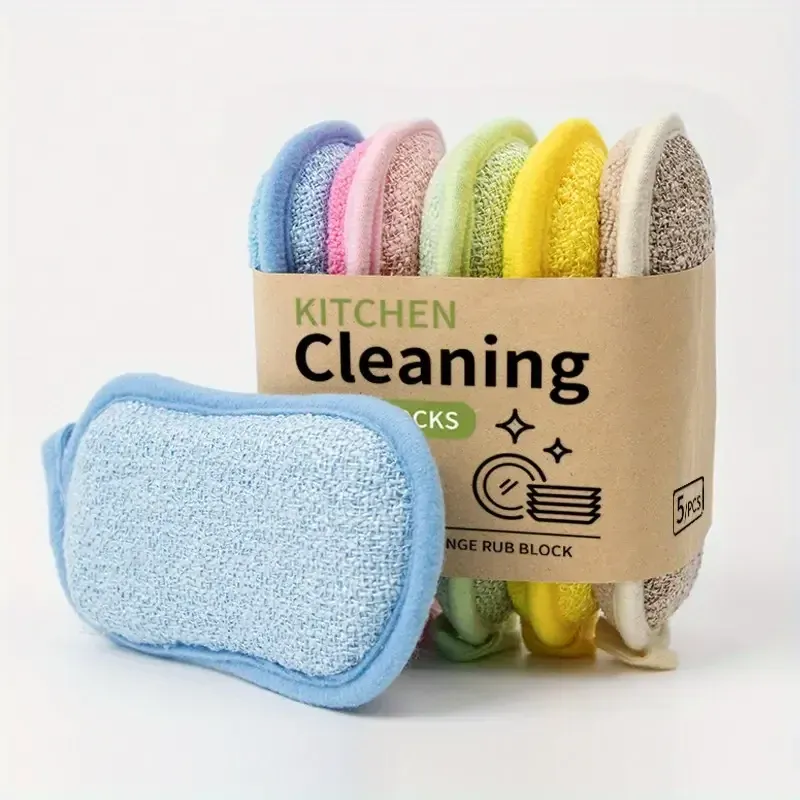Lingettes éponge pour nettoyer la salle de bain