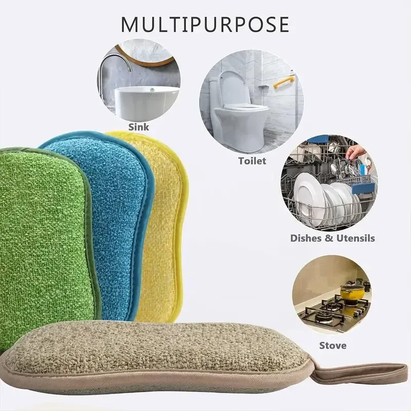 Lingettes éponge multifonctions vue d'ensemble