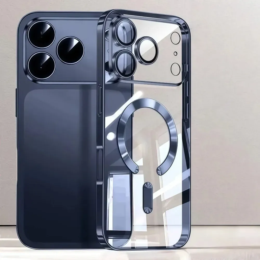 Coque transparente mise en valeur sur iPhone