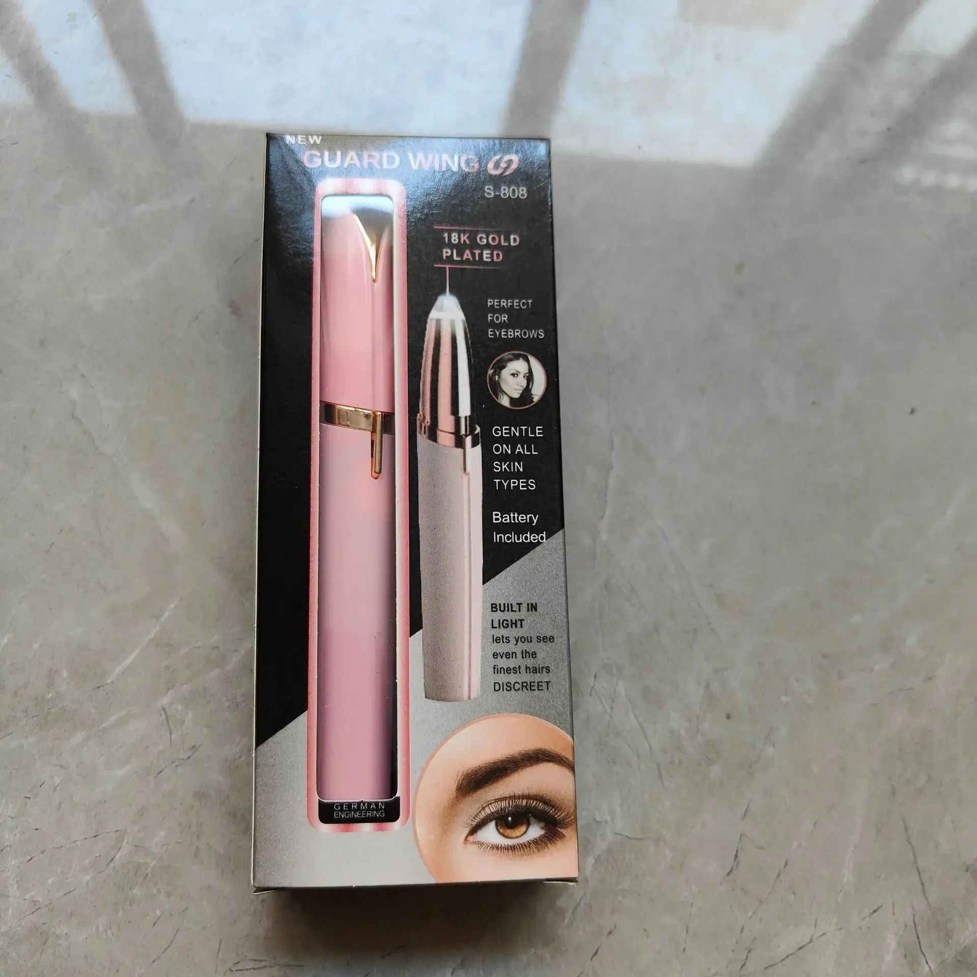 Épilateur électrique 2 en 1 pour femme, rechargeable par USB, portable, rasoir indolore pour le bikini, le corps et le visage, avec tondeuse à sourcils 7