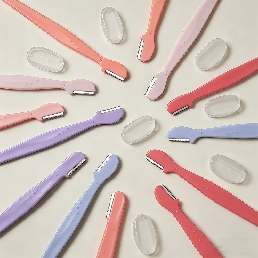 Lot de 5, 10, 15 ou 20 rasoirs à sourcils, outil d'épilation du visage facile à utiliser 3