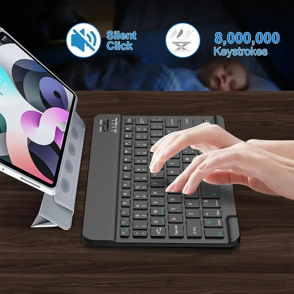 Clavier Bluetooth pour iPad (10e génération), iPad Pro, iPad Air et iPad mini 2