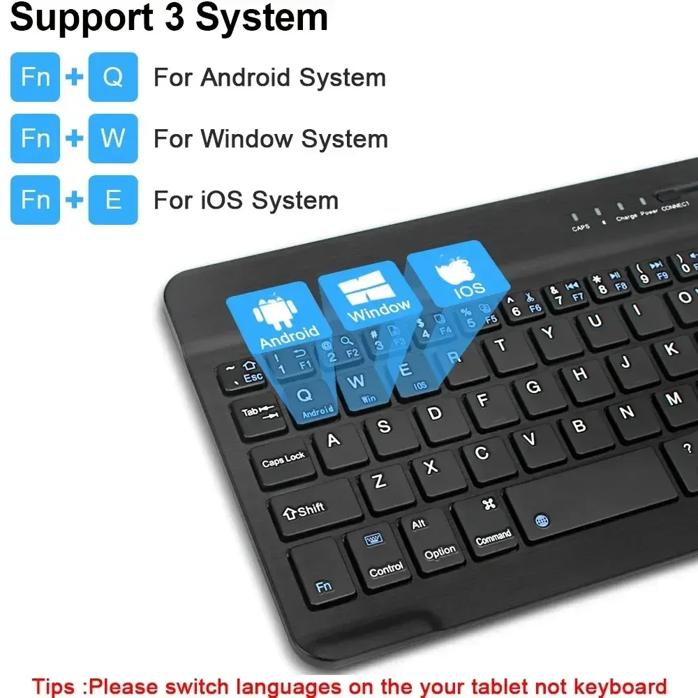 Clavier Bluetooth avec touches au design soigné