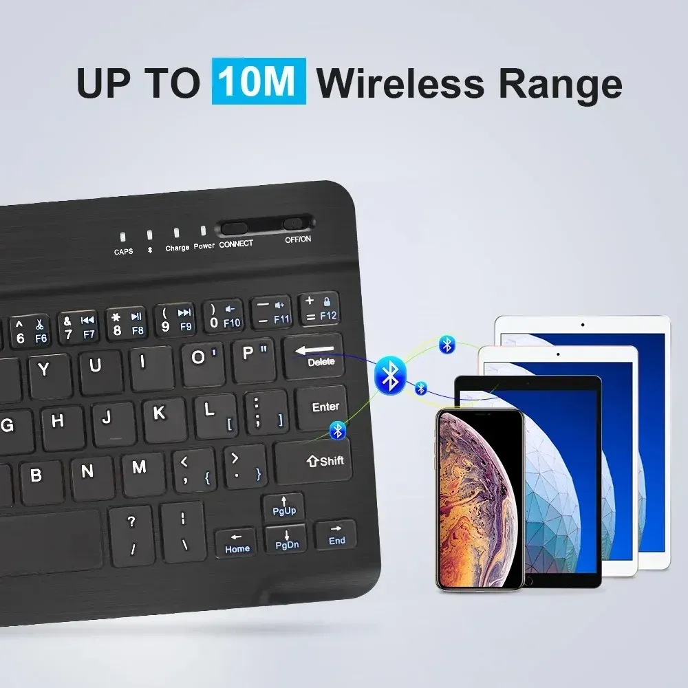 Clavier Bluetooth en situation d'utilisation